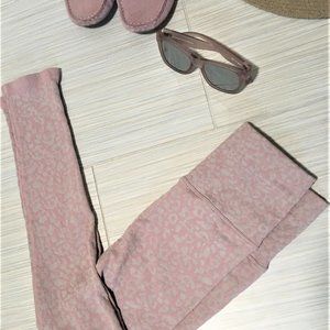 Free People Leopard Textured  Leggings